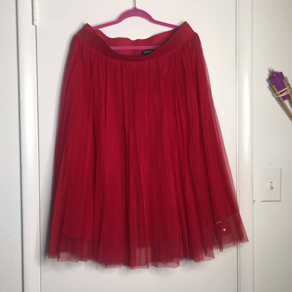 Red torrid tutu